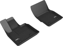 Load image into Gallery viewer, 3D MAXpider 18-21 Alfa Romeo Stelvio / Stelvio Quadrifoglio Kagu 1st Row Floormats - Black Floor Mats - Rubber 3D MAXpider   
