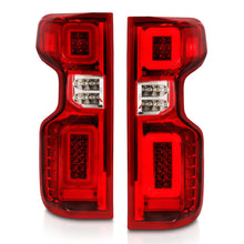 Load image into Gallery viewer, Anzo 19-21 Chevy Silverado Full LED Tailights Chrome Housing Red/Clear Lens G2 (w/C Light Bars) Tail Lights ANZO
