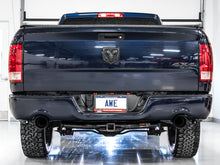 Load image into Gallery viewer, AWE Tuning 09-18 RAM 1500 5.7L (w/Cutouts) 0FG Dual Rear Exit Cat-Back Exhaust - Diamond Black Tips Catback AWE Tuning   
