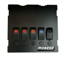 Load image into Gallery viewer, Moroso 99-04 Mazda Miata NB Radio/HVAC Pocket Block Off Plate With Switches Dash Mounts Moroso
