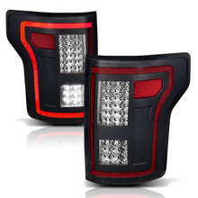 Load image into Gallery viewer, ANZO 15-17 Ford F-150 LED Taillights Black w/ Sequential Tail Lights ANZO

