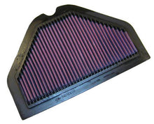 Load image into Gallery viewer, K&amp;N 93-01 Kawasaki ZX11 Ninja/93-01 ZZR1100/02-05 ZZR1200 Replacement Air Filter Air Filters - Drop In K&amp;N Engineering   
