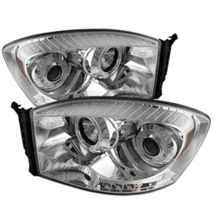 Spyder Dodge Ram 1500 06-08/Ram 2500 06-09 Projector Headlights LED Halo LED Chrm PRO-YD-DR06-HL-C Headlights SPYDER