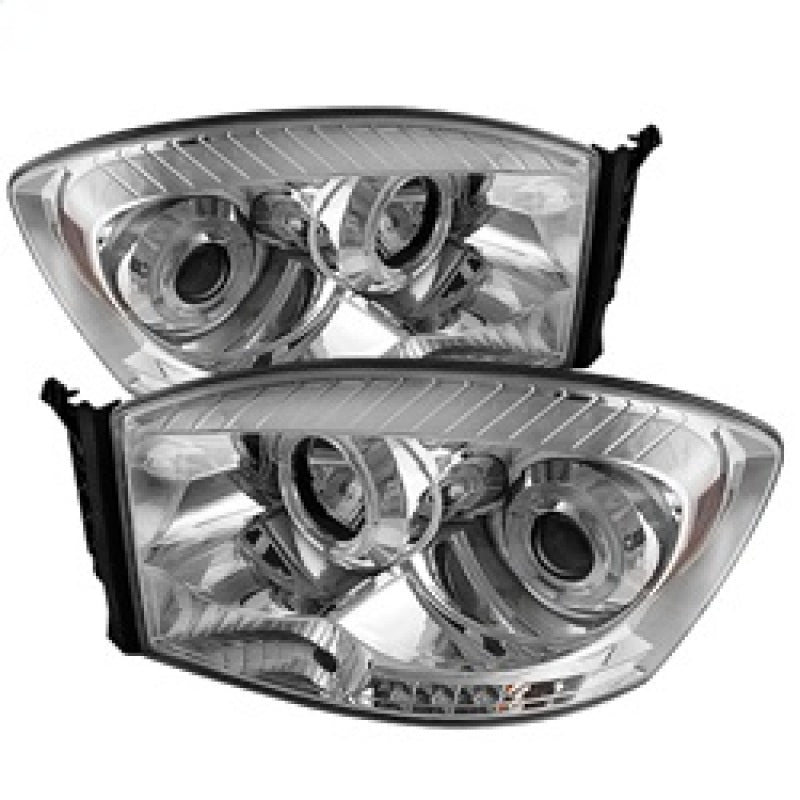 Spyder Dodge Ram 1500 06-08/Ram 2500 06-09 Projector Headlights LED Halo LED Chrm PRO-YD-DR06-HL-C Headlights SPYDER