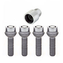 Load image into Gallery viewer, McGard Wheel Lock Bolt Set - 4pk. (Radius Seat) M12X1.5 / 17mm Hex / 39.9mm Shank Length - Chrome Wheel Bolts McGard
