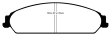 Load image into Gallery viewer, EBC 13-14 Chrysler 200 3.6 Redstuff Front Brake Pads Brake Pads - Performance EBC   
