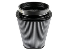 Load image into Gallery viewer, aFe MagnumFLOW Pro Dry S Air Filter (7.5x5.5in) F x (9x7in) B x (5.75x3.75in) T (Carbon) x 10in H Air Filters - Universal Fit aFe
