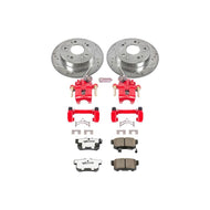 Power Stop 97-01 Honda Prelude Rear Z26 Street Warrior Brake Kit w/Calipers Brake Kits - Performance D&S PowerStop   
