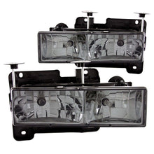 Load image into Gallery viewer, ANZO 1988-1998 Chevrolet C1500 Crystal Headlights w/ Smoke Lens Headlights ANZO
