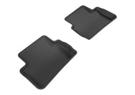3D MAXpider 20152019 Mercedes-Benz CLA-Class/GLA-Class X177/X156 Kagu 2nd Row Floormats - Black Floor Mats - Rubber 3D MAXpider   