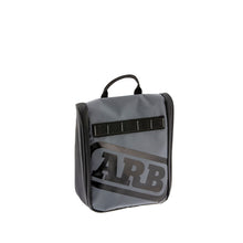 Load image into Gallery viewer, ARB Toiletries Bag Charcoal Finish w/ Red Highlights PVC Outer Shell Mesh Pockets Mirror Tow Straps ARB
