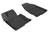 3D MAXpider 2012-2017 Hyundai Azera Kagu 1st Row Floormat - Black Floor Mats - Rubber 3D MAXpider   