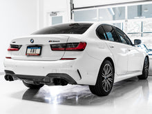 Load image into Gallery viewer, AWE Tuning 2019+ BMW M340i (G20) Resonated Touring Edition Exhaust - Quad Diamond Black Tips Catback AWE Tuning   
