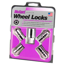 Load image into Gallery viewer, McGard Wheel Lock Nut Set - 4pk. (Cone Seat) M14X1.5 / 21mm &amp; 22mm Dual Hex / 1.639in. L - Chrome Lug Nuts McGard
