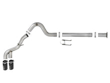 Load image into Gallery viewer, aFe Power 15-16 Ford F250/F350 6.7L Diesel Rebel XD 4in 409 SS DPF-Back Exhaust System - Black Tips DPF Back aFe
