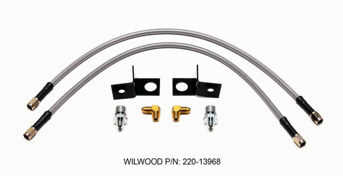 Wilwood Flexline Kit Rear 07-Up Jeep JK Brake Line Kits Wilwood