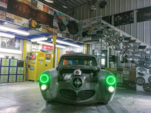 Load image into Gallery viewer, Oracle Pre-Installed Lights 7 IN. Sealed Beam - Blue Halo SEE WARRANTY Headlights ORACLE Lighting
