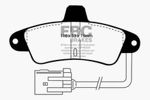 Load image into Gallery viewer, EBC 95-00 Ford Contour 2.0 Yellowstuff Rear Brake Pads Brake Pads - Performance EBC   
