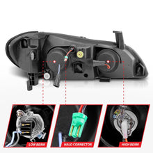 Load image into Gallery viewer, ANZO 2000-2004 Infiniti I30 Projector Headlights w/ Halo Black Headlights ANZO
