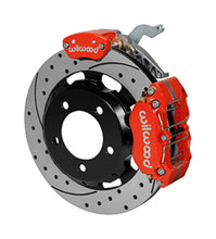 Load image into Gallery viewer, Wilwood Dynapro Radial / MC4 Rear Kit 12.19 Drilled Red Backdraft Roadster w/E46 Suspension w/Lines Big Brake Kits Wilwood
