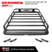 Load image into Gallery viewer, Go Rhino Universal 65in SRM 600 Basket Style Rack - Textured black Roof Baskets Go Rhino
