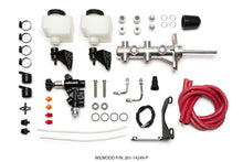 Load image into Gallery viewer, Wilwood Tandem Remote M/C Kit w L/H Brkt &amp; Prop Valve - 7/8in Bore Ball Burnished-W/Pushrod Brake Master Cylinder Wilwood
