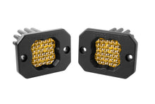 Load image into Gallery viewer, Diode Dynamics Stage Series C1 LED Pod Sport - Yellow Flood Flush ABL (Pair) Light Accessories and Wiring Diode Dynamics   
