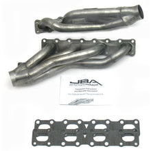 Load image into Gallery viewer, JBA 04-15 Nissan 5.6L VK56DE Oval Port 1-5/8in Primary Raw 409SS Cat4Ward Header Headers &amp; Manifolds JBA
