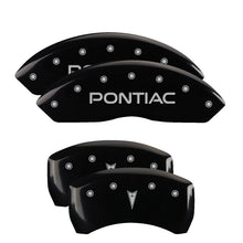 Load image into Gallery viewer, MGP 4 Caliper Covers Engraved Front &amp; Rear MGP Black finish silver ch Caliper Covers MGP
