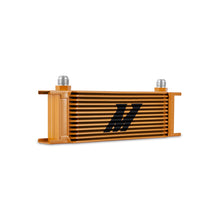 Load image into Gallery viewer, Mishimoto Universal 13-Row Oil Cooler Gold Oil Coolers Mishimoto

