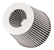 Load image into Gallery viewer, Spectre Adjustable Conical Air Filter 5-1/2in. Tall (Fits 3in. / 3-1/2in. / 4in. Tubes) - White Air Filters - Universal Fit Spectre
