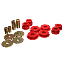 Load image into Gallery viewer, Energy Suspension 03-05 Mitsubishi Lancer EVO 8 Red Rear Differential / Mustache Bar Bushing Set Bushing Kits Energy Suspension

