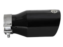 Load image into Gallery viewer, aFe MACH Force-Xp Univ 304 SS Double-Wall Clamp-On Exhaust Tip - Black - 3in Inlet - 4.5in Outlet Tips aFe
