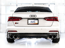 Load image into Gallery viewer, AWE Tuning 19-23 Audi C8 S6/S7 2.9T V6 AWD Track Edition Exhaust - Chrome Silver Tips Catback AWE Tuning   
