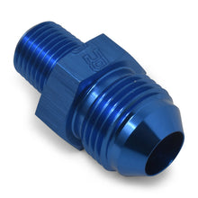 Load image into Gallery viewer, Russell Performance -6 AN to 3/8in NPT Straight Flare to Pipe (Blue) (25 pcs.) Fittings Russell
