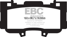 Load image into Gallery viewer, EBC 15+ Ford Mustang 2.3 Turbo Performance Pkg Yellowstuff Front Brake Pads Brake Pads - Performance EBC   
