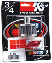 Load image into Gallery viewer, K&amp;N Steel Base Chrome Top Crankcase Vent Filter 3/4in OD Vent / 2in OD / 1-1/2in H Stud Mount Air Filters - Universal Fit K&amp;N Engineering   
