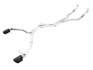 AWE Tuning Audi B9.5 RS 5 Coupe Track Edition Exhaust - RS-Style Diamond Black Tips Catback AWE Tuning   