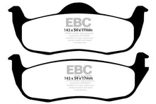 Load image into Gallery viewer, EBC 05-10 Jeep Commander 3.7 Yellowstuff Rear Brake Pads Brake Pads - Performance EBC   
