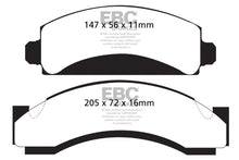 Load image into Gallery viewer, EBC 74-80 Chevrolet C30 (JB8) Greenstuff Front Brake Pads Brake Pads - Performance EBC   
