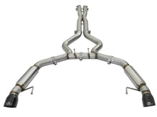 Load image into Gallery viewer, aFe MACHForce XP 3in 304 SS Sport Tone Cat-Back w/ Black Tips 15-17 Ford Mustang V6-3.7L/V8-5.0L Catback aFe
