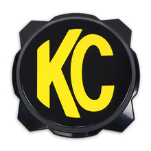 Load image into Gallery viewer, KC HiLiTES 6in. Hard Cover for Gravity Pro6 LED Lights (Single) - Black w/Yellow KC Logo Light Covers and Guards KC HiLiTES
