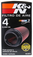 Load image into Gallery viewer, K&amp;N Universal Rubber Filter 4inch FLG / 6inch OD-B / 4-5/8inch OD-T / 9inch H Air Filters - Universal Fit K&amp;N Engineering   
