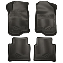 Load image into Gallery viewer, Husky Liners 08-12 Chevy Malibu/07-09 Saturn Aura WeatherBeater Combo Black Floor Liners Floor Mats - Rubber Husky Liners
