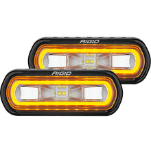 Load image into Gallery viewer, Rigid Industries SR-L Series Surface Mount LED Spreader Pair w/ Amber Halo - Universal Light Bars &amp; Cubes Rigid Industries
