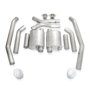 Stainless Works 2004 GTO 3in Catback Chambered Mufflers X-Pipe Wide Oval Tip Catback Stainless Works