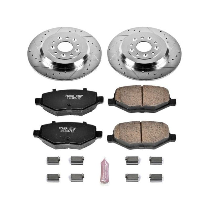 Power Stop 11-15 Ford Edge Rear Z23 Evolution Sport Brake Kit Brake Kits - Performance D&S PowerStop   