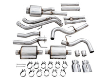 Load image into Gallery viewer, AWE 16-22 Toyota Tacoma 0FG Catback Exhaust w/ BashGuard - Dual Chrome Silver Tips Catback AWE Tuning   
