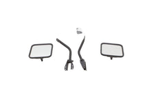 Load image into Gallery viewer, Rampage 1955-1983 Jeep CJ5 Side Mirrors - Black Side Mirrors Rampage
