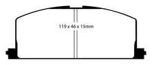 Load image into Gallery viewer, EBC 83-86 Toyota Camry 2.0 Redstuff Front Brake Pads Brake Pads - Performance EBC   
